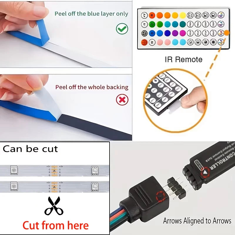 RGB LED Traka 2M-3M-5M sa App Kontrolom